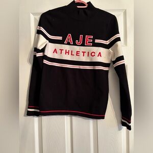 AJE Athletica Black and White Sweater
